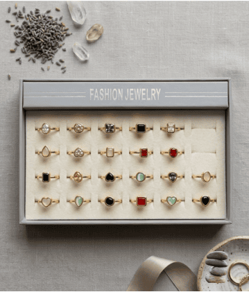 Assorted Gemstone Gold-Toned Ring